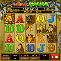 Frumzi - Mega Moolah Progressive Jackpot Slot